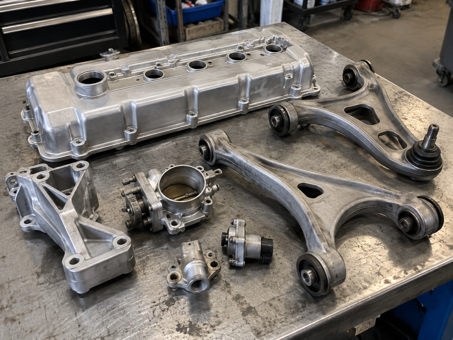 car parts dry ice blasting